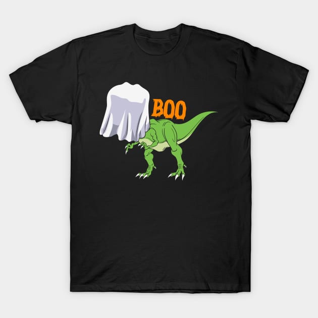 Trex boo T-Shirt by MZeeDesigns